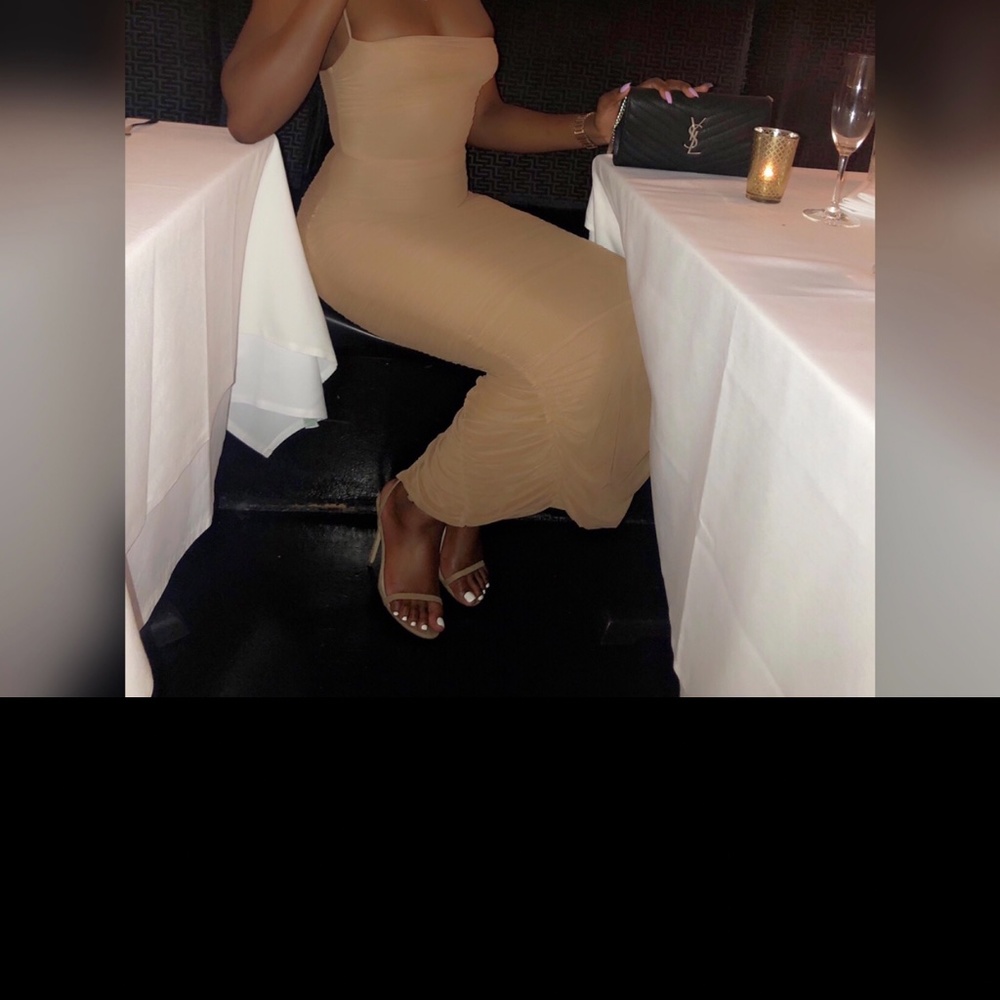 HOUSE OF CB SHEER MIDI DRESS